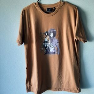 Attack On Titan Mikasa Ackerman Brown Anime Shirt